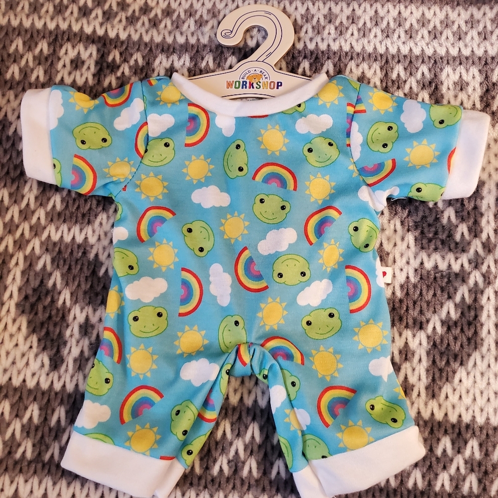 Build-A-Bear Workshop FROG SLEEPER Easter Clothing NWT